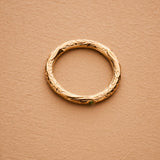 Gold Engraved Ring