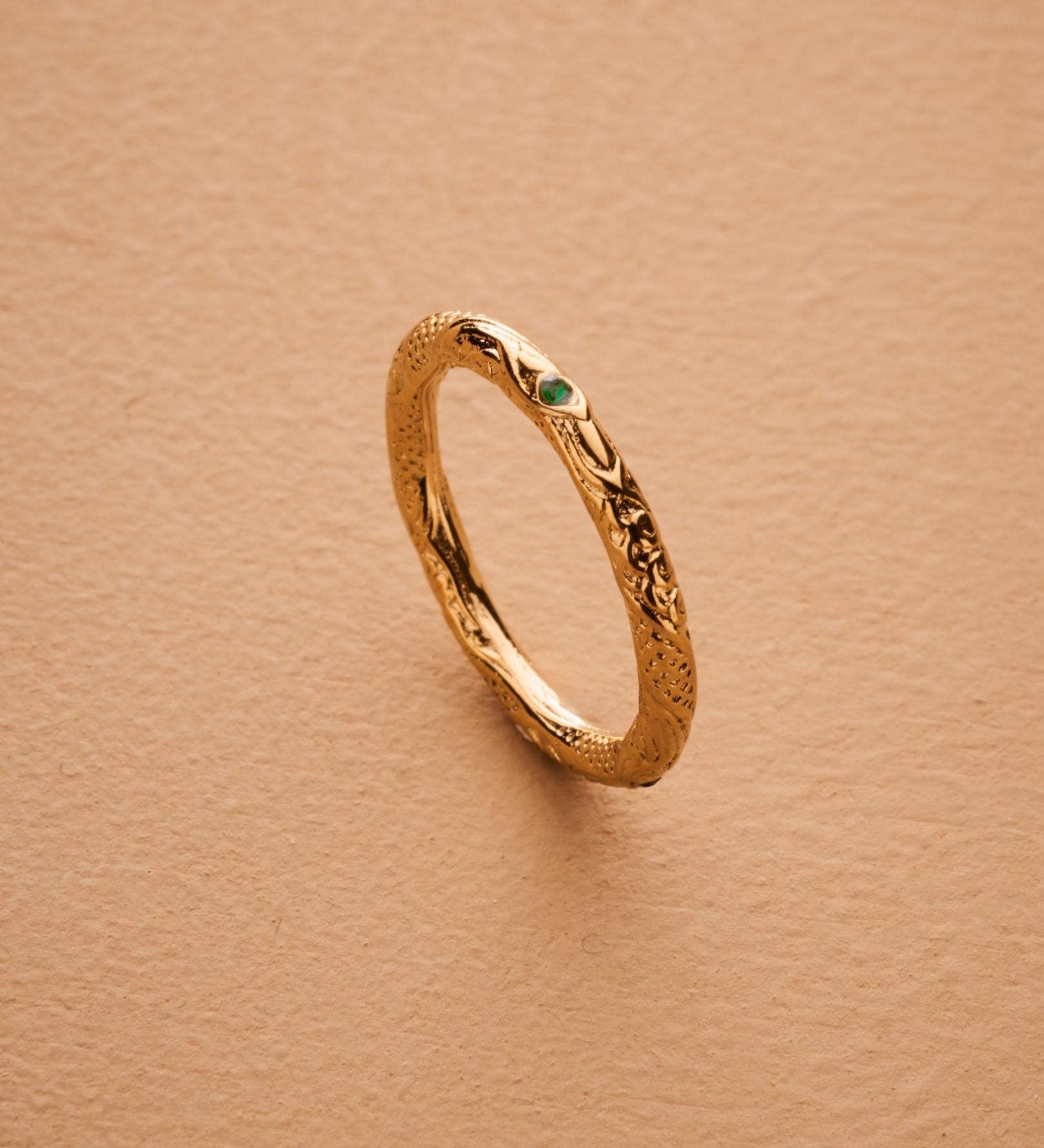 Gold Engraved Ring
