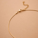 Gold Arch Pendant Necklace