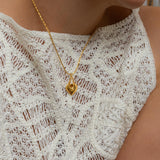 Gold Heart Pendant Necklace