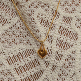 Gold Heart Pendant Necklace