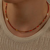 Colorful MIYUKI Beaded Necklace
