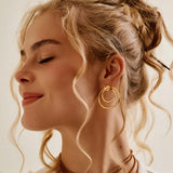 Layered Brown/Black Rope Choker Necklace