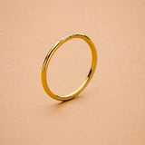 Gold Zircon Ring