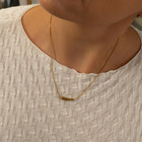 Gold Bar Necklace