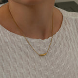Gold Bar Necklace