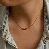 Gold Bar Necklace