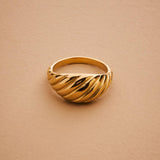 Gold Croissant Ring
