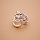 Silver Sculptural Ring