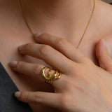 Gold Sculptural Ring