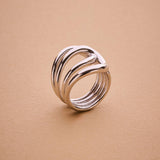 Silver Sculptural Ring