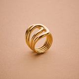 Gold Sculptural Ring