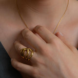 Gold Sculptural Ring