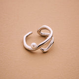 Silver Pearl Ring