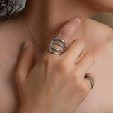 Silver Sculptural Ring