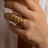 Gold Sculptural Ring