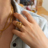 Gold Sculptural Ring