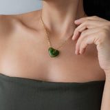 Glass Heart Necklace