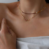 Colorful Crystal Rectangle Pendant