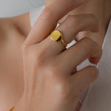 Gold Signet Ring