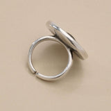 Ασημένιο Δαχτυλίδι Sunburst με Σμάλτο