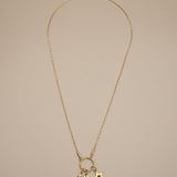 Κολιέ με Εναλλάξιμο Νόμισμα και Πράσινα Στρας Στοιχεία