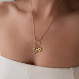 Κολιέ με Εναλλάξιμο Νόμισμα και Πράσινα Στρας Στοιχεία