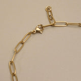 Χρυσό Κολιέ Βαρελάκι Με Ματάκι