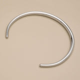 Ασημένιο Κολιέ Κολάρο Από Ανοξείδωτο Ατσάλι