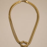 Χρυσή Αλυσίδα Φίδι με Κόμπο