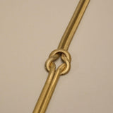 Χρυσή Αλυσίδα Φίδι με Κόμπο