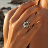Silver Limpet Shell Ring