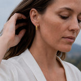 Gold Huggie Hoop Earrings, Plain Or Braided Small Hoops, Everyday Ear Stack Earrings