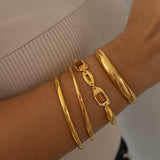 Γεωμετρικό Βραχιόλι Με Σμάλτο