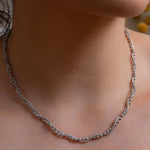 Silver Twine Chain Necklace