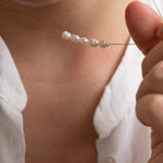 Gold Freshwater Pearl Necklace