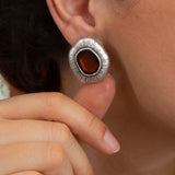 Silver Limpet Stud Earrings