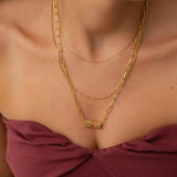 LOVE Barrel Pendant Necklace