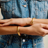 Gold-Plated Bold Irregular Shape Cuff