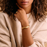 Gold Bold Cuff Bracelet