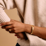 Gold Bold Cuff Bracelet