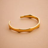 Gold Bold Angular-Shaped Cuff