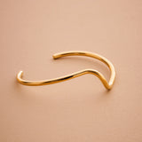 Gold Wave Cuff