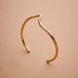 Gold Wave Cuff