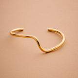 Gold Wave Cuff