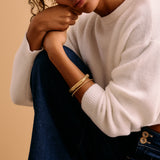 Gold Elastic Snake Chain Bracelet