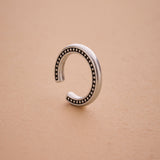 Single Silver Large Ear Cuff