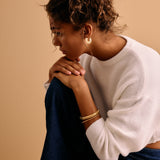 Gold Elastic Snake Chain Bracelet