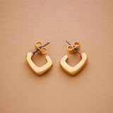 Square Gold Hoop Earrings