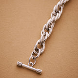 Athena Goddess T-Clasp Necklace